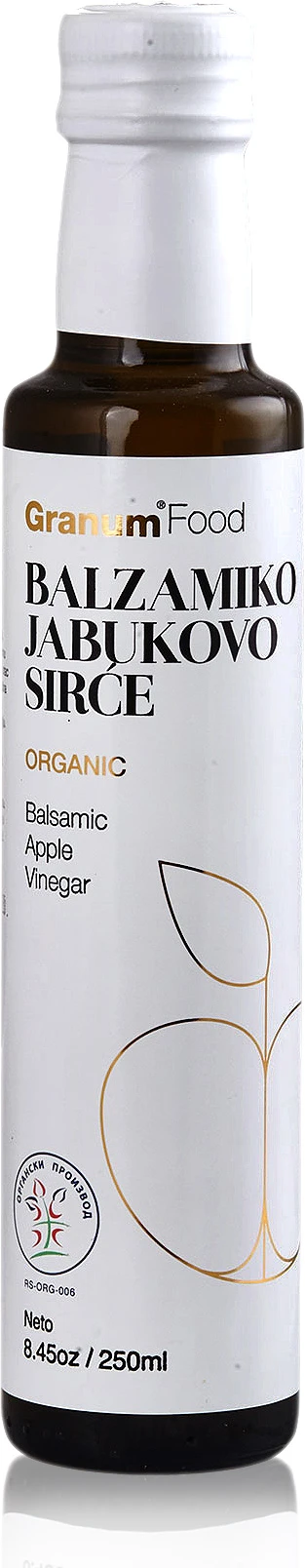 Balzamiko sirće od jabuka (organski  proizvod) 250 ml Granum